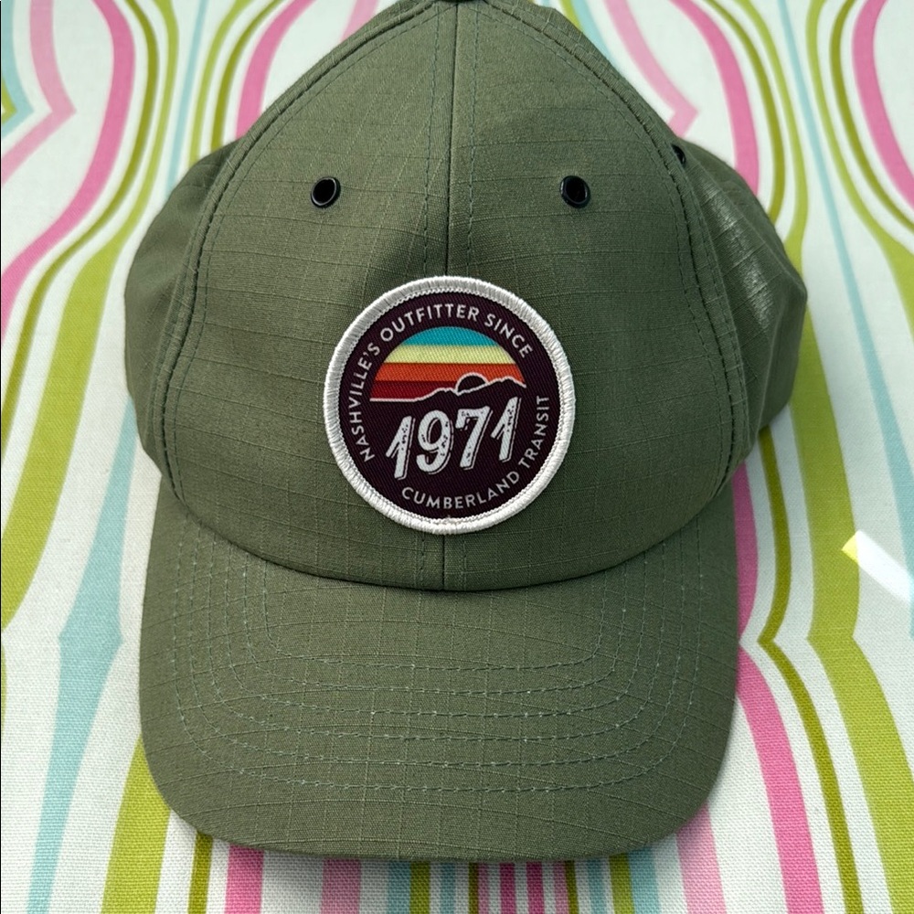 NWOT Green 1971 Cumberland Transit Cap Nashville Outfitter Richardson Outdoors